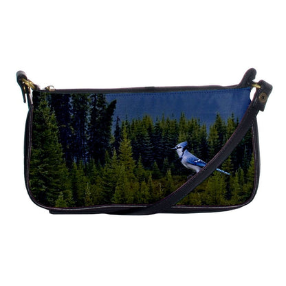 Blue Jay Shoulder Clutch Bag