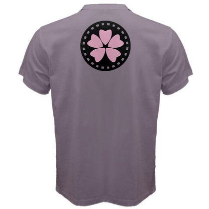 FFJM Official Men's Cotton T-Shirt Grey Pink