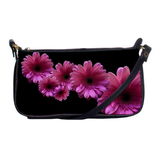 FLOWERS - Pink flowers Shoulder Clutch Bag