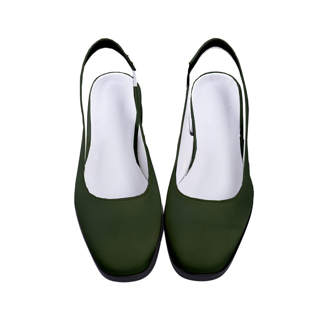 Green Women's Classic Slingback Heels - Tartan heels