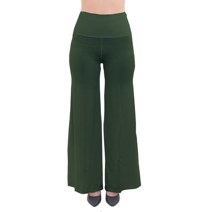 Vintage Palazzo Pants - Forest Green