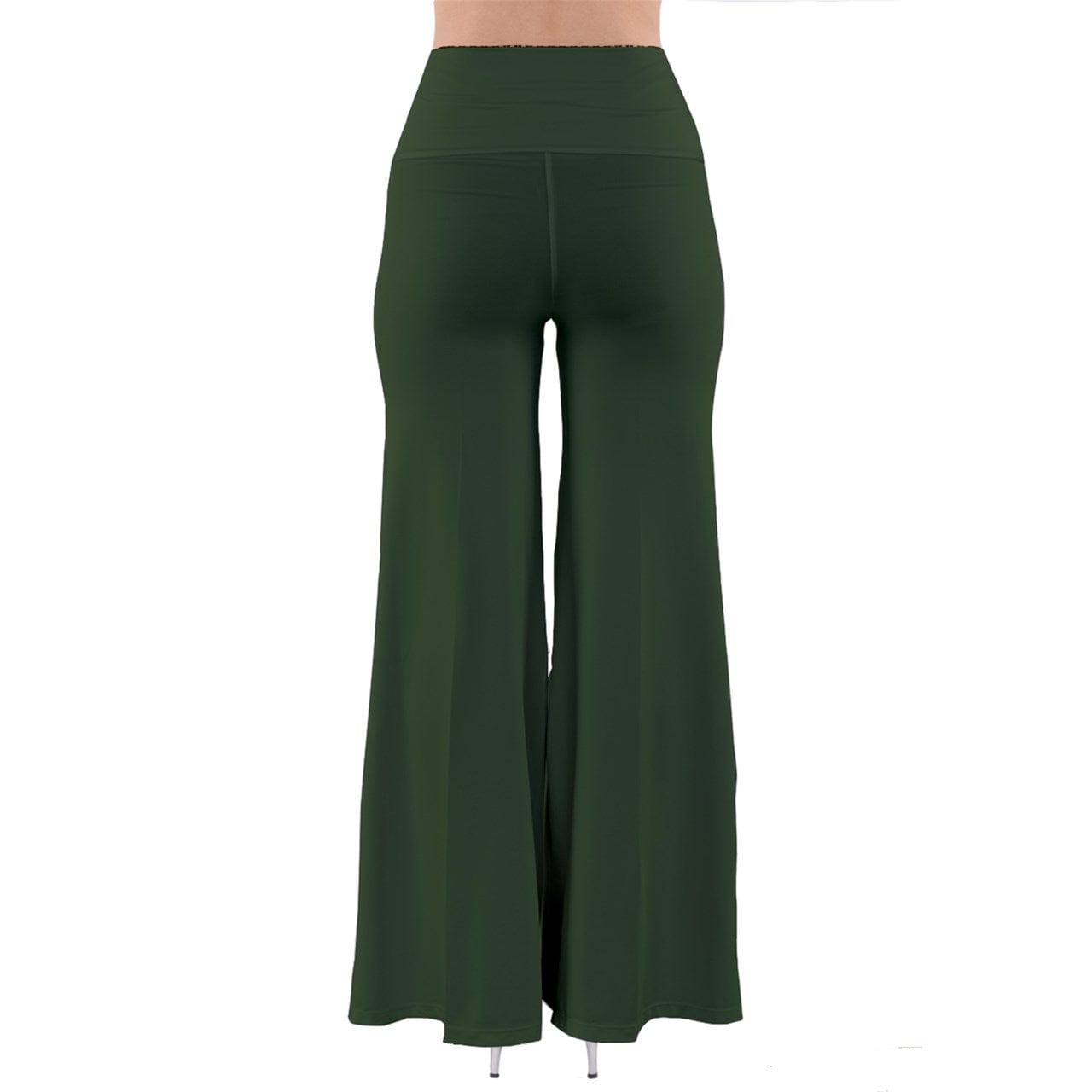 Vintage Palazzo Pants - Forest Green