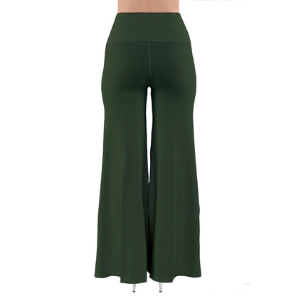 Pantalon Palazzo Vintage - Vert Forêt