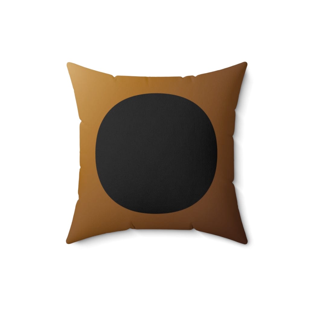 Sunset Faux Suede Square Pillow