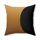 Sunset Faux Suede Square Pillow