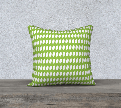 18" Cushion Cover - Green and Navy 🇨🇦
