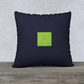 22" Cushion Cover - Green and Navy 🇨🇦