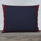 Accent Cushion 26x20 Tartan - Navy Blue and Red 🇨🇦