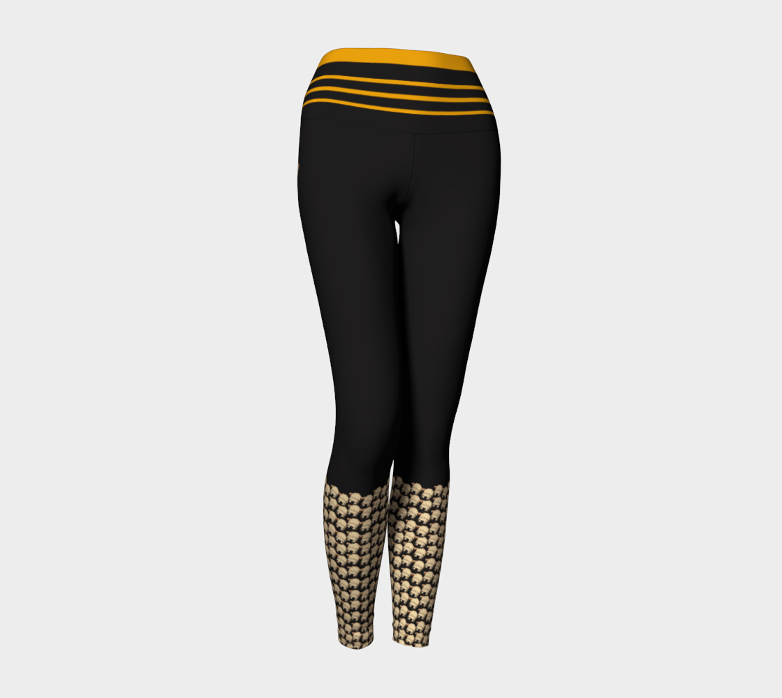 Black and Gold Wheaten Puppy Leggings  🇨🇦- The Wheaten Store