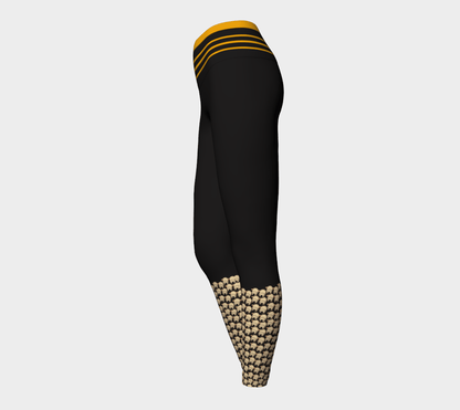 Black and Gold Wheaten Puppy Leggings  🇨🇦- The Wheaten Store