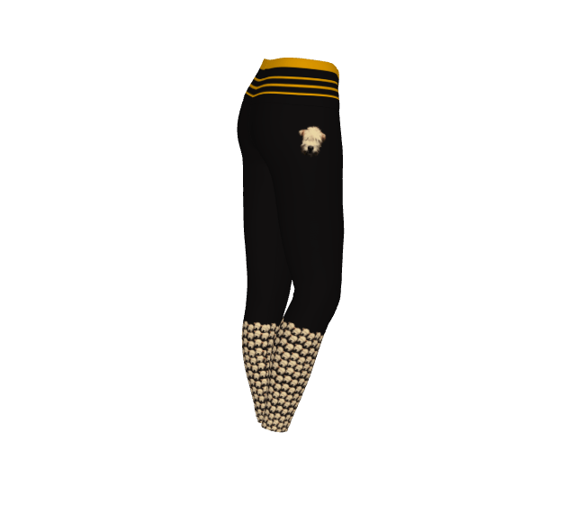 Black and Gold Wheaten Puppy Leggings  🇨🇦- The Wheaten Store