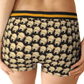 Black and Gold Wheaten Puppy Pattern Undie Shorts - women 🇨🇦 - The Wheaten Store