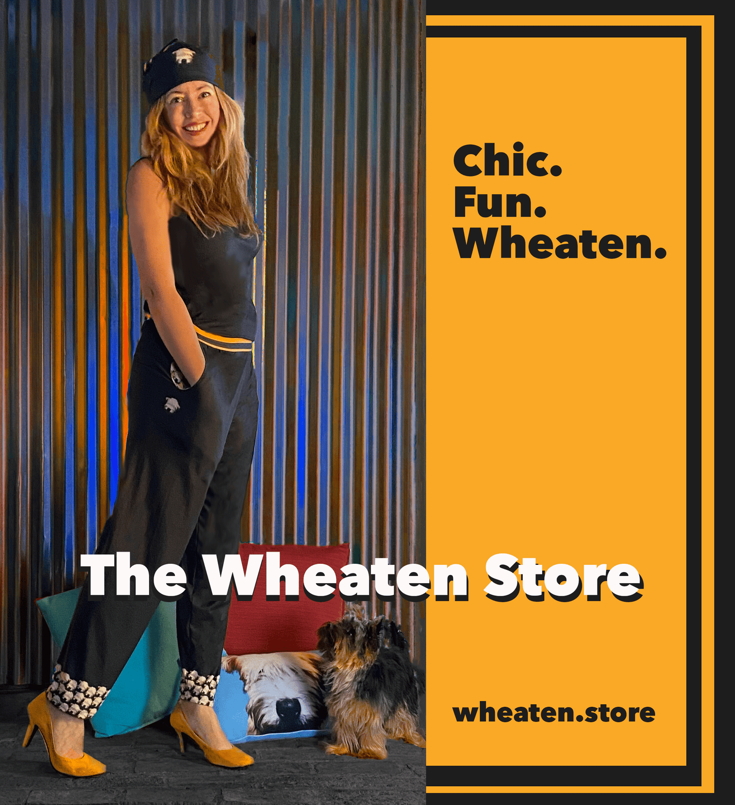 Black & Gold Wheaten Puppy hat 🇨🇦 - the Wheaten Store -