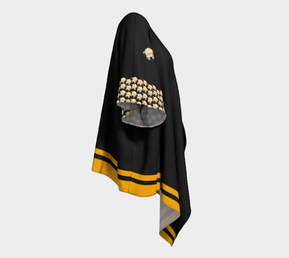 Black & Gold Wheaten Puppy Tulle Kimono  🇨🇦 - The Wheaten Store