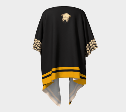 Black & Gold Wheaten Puppy Tulle Kimono  🇨🇦 - The Wheaten Store