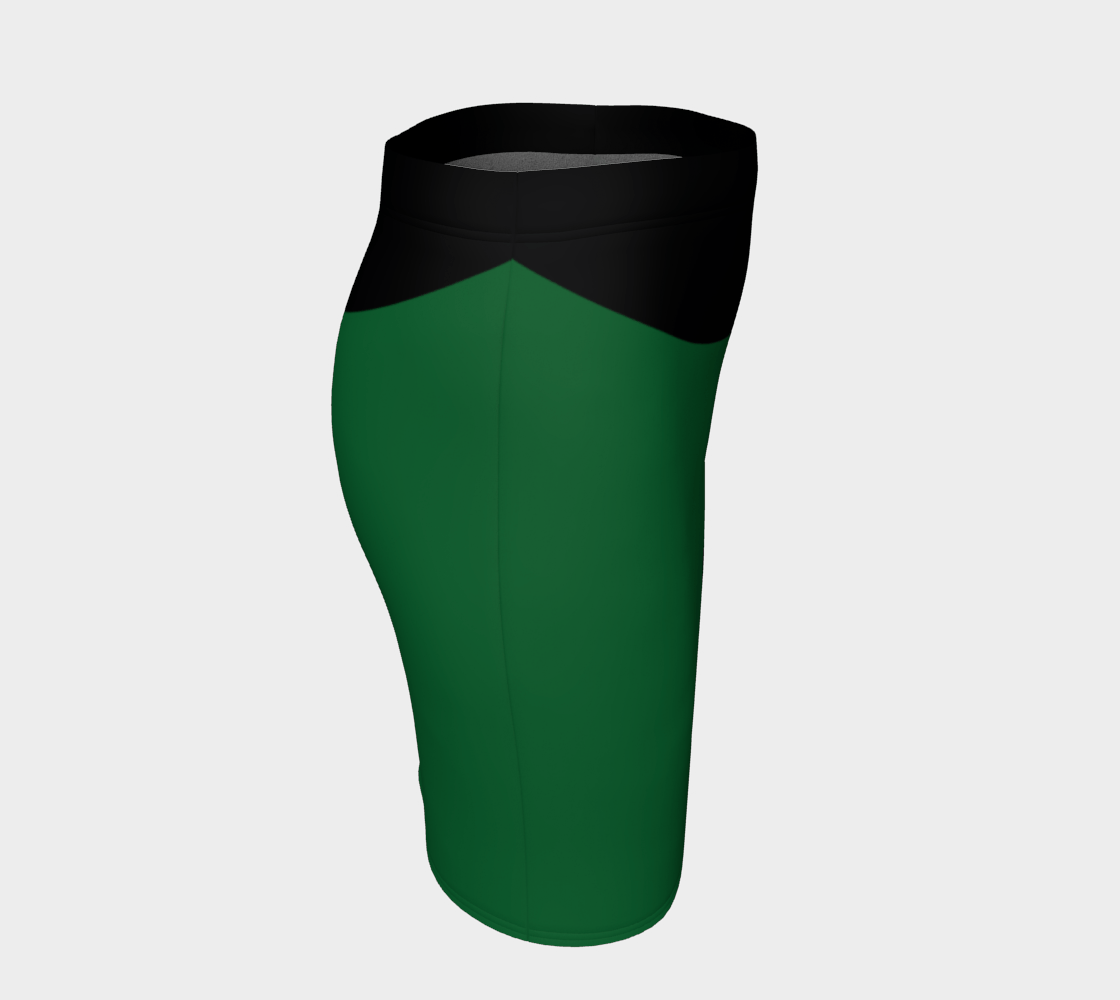 Fitted Skirt - Green and Black 🇨🇦