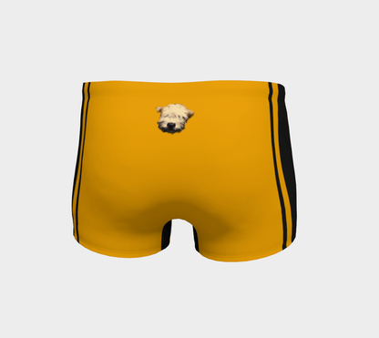 Gold Wheaten Puppy Athletic Shorts - women 🇨🇦 - The Wheaten Store