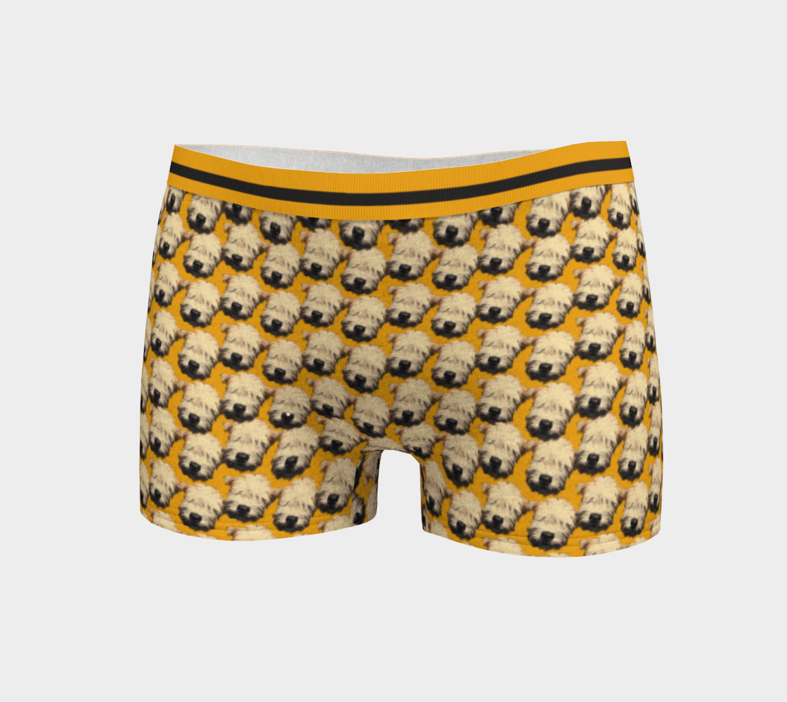 Gold Wheaten Puppy Pattern Undie Shorts 🇨🇦- The Wheaten Store