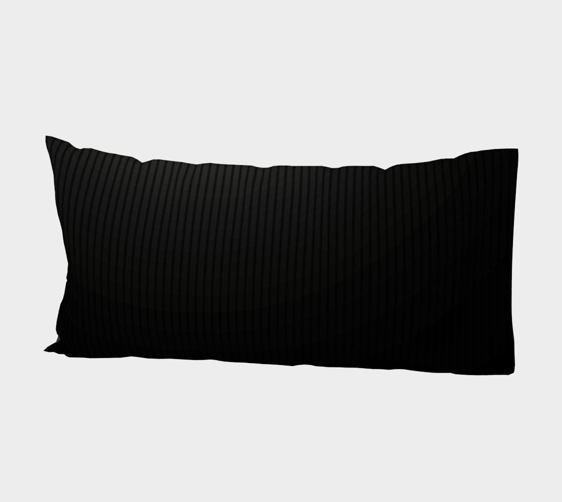 the wheaten store Moon light Pillow Cases -Black