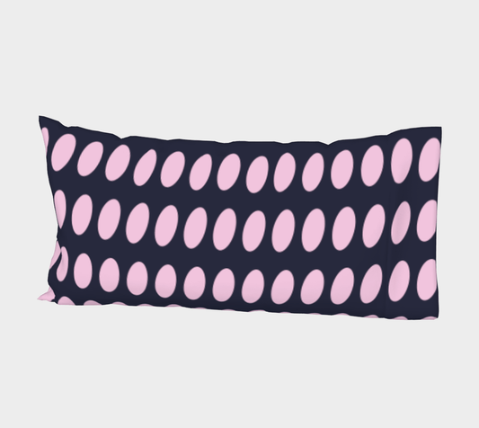 the-wheaten-store-pillow-case-marine-blue-and-pink-polka-dots-bed-pillow