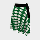 the-wheaten-store-retro-look-wrapped-skirt-polka-dots-green-wrap-skirt-black-matte-crepe