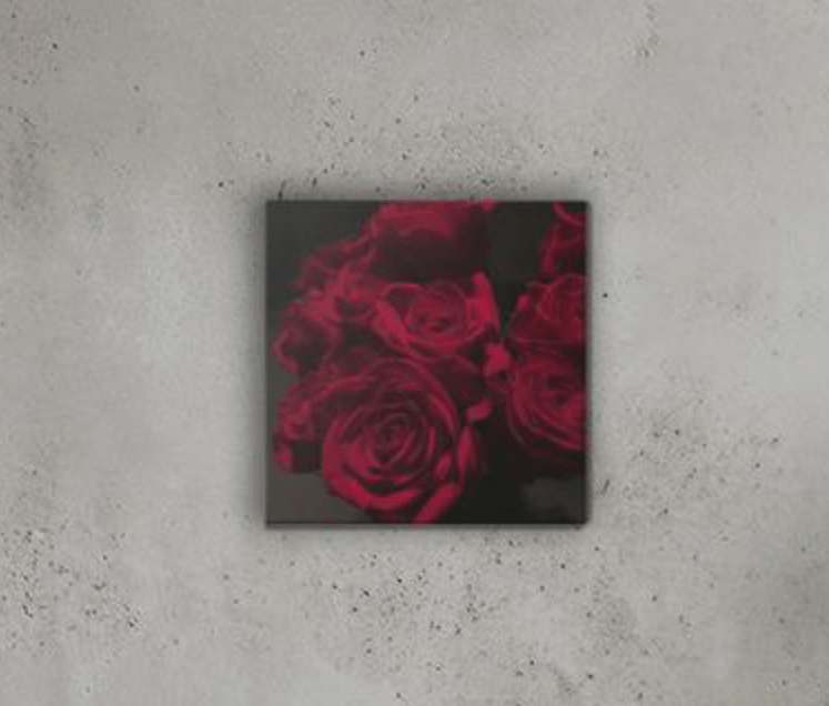 roses picture on canvas - the wheaten store