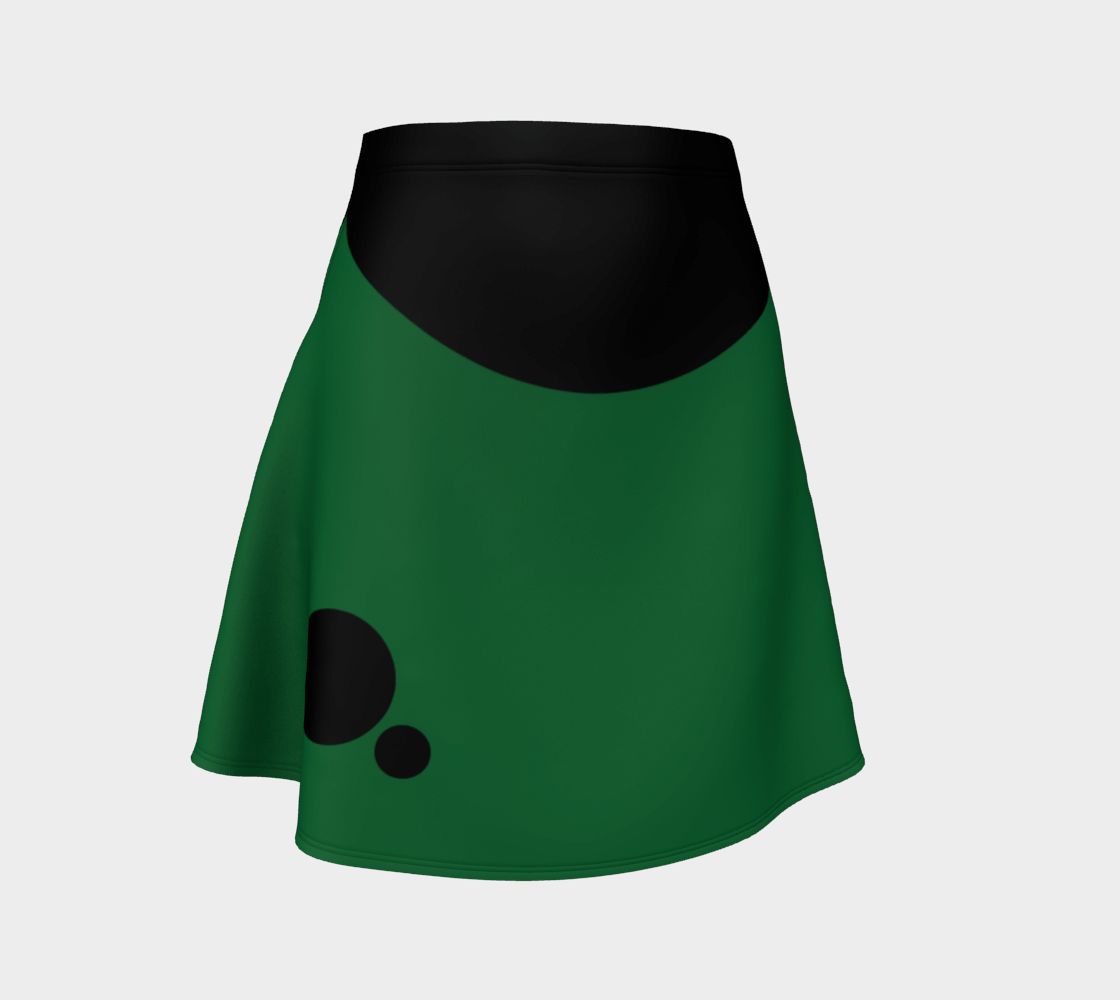 Skater Skirt - Green and Black 🇨🇦