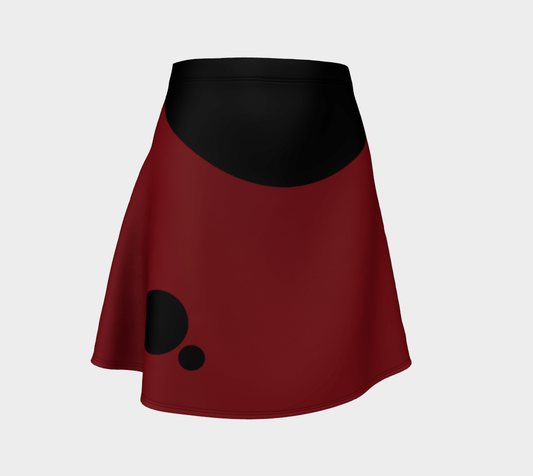 Skater Skirt - Red and Black  🇨🇦