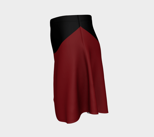Skater Skirt - Red and Black  🇨🇦