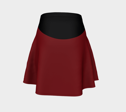 Skater Skirt - Red and Black  🇨🇦