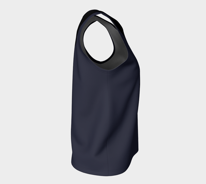 Sleeveless Blouse - Navy and Black 🇨🇦