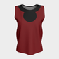Sleeveless Blouse - Red and Black 🇨🇦