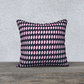 Square Accent Cushion - Marine blue and pink 🇨🇦
