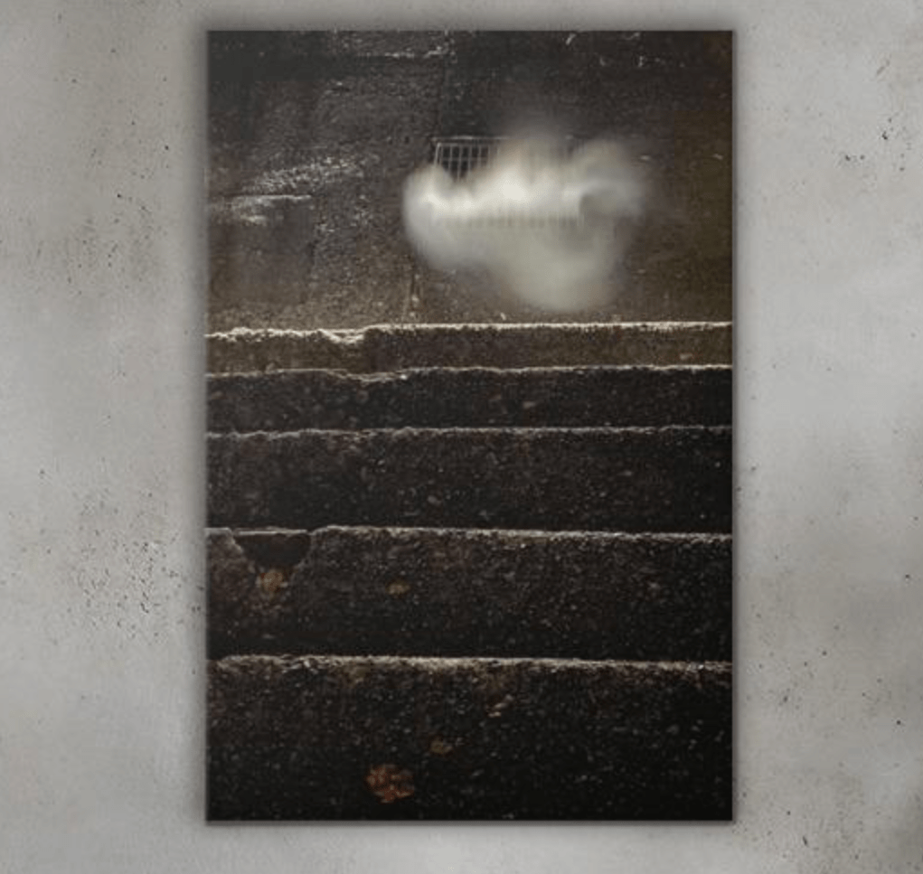 Picture on canvas, stairs with steam - the wheaten store