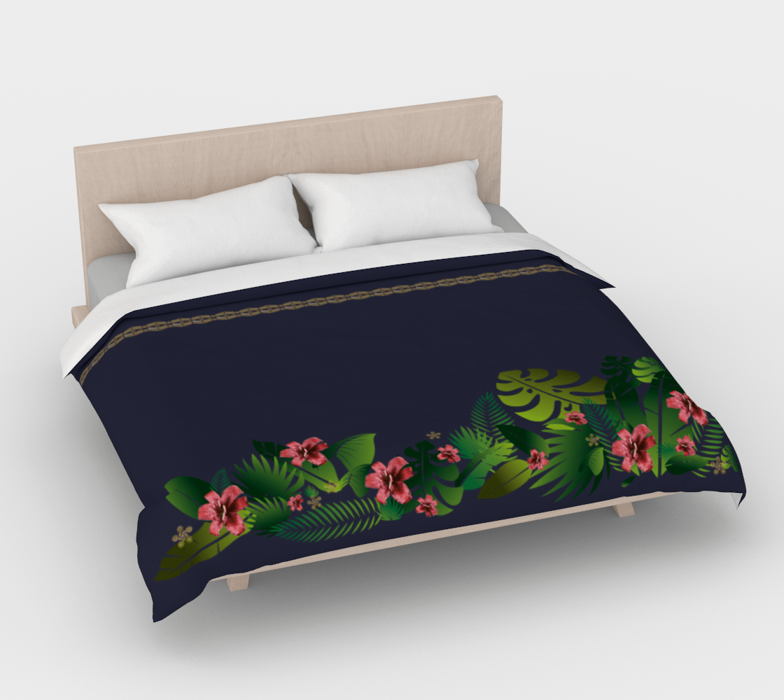 the-wheaten-store-tropical-duvet-cover-marine-blue-duvet-cover