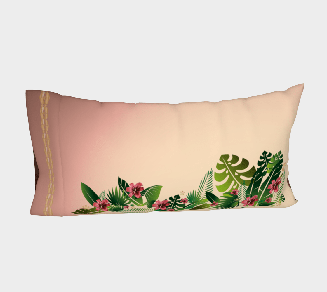 the-wheaten-store-tropical-pillow-case-vieux-rose-bed-pillow-sleeve