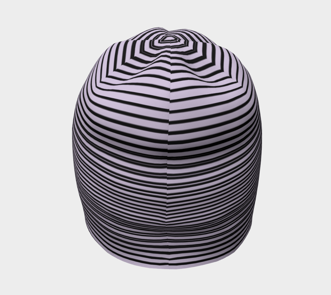 Tuque Hat - Lavender Pink Striped - the wheaten store