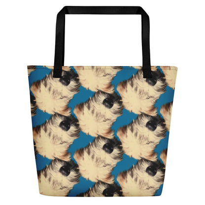 WHEATEN PUPPY - Sac de plage - BLEU CERULEAN