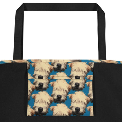 WHEATEN PUPPY - Sac de plage - BLEU CERULEAN