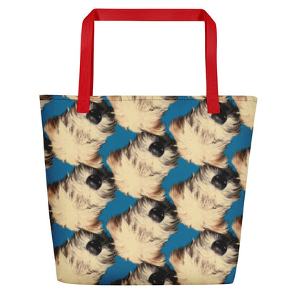 WHEATEN PUPPY - Sac de plage - BLEU CERULEAN