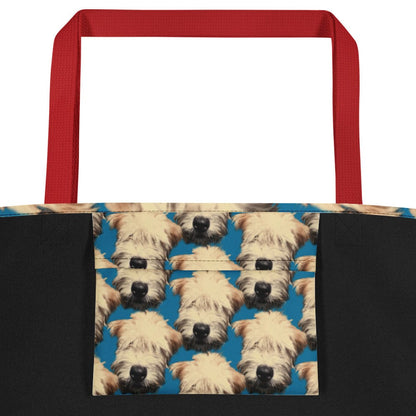 WHEATEN PUPPY - Sac de plage - BLEU CERULEAN