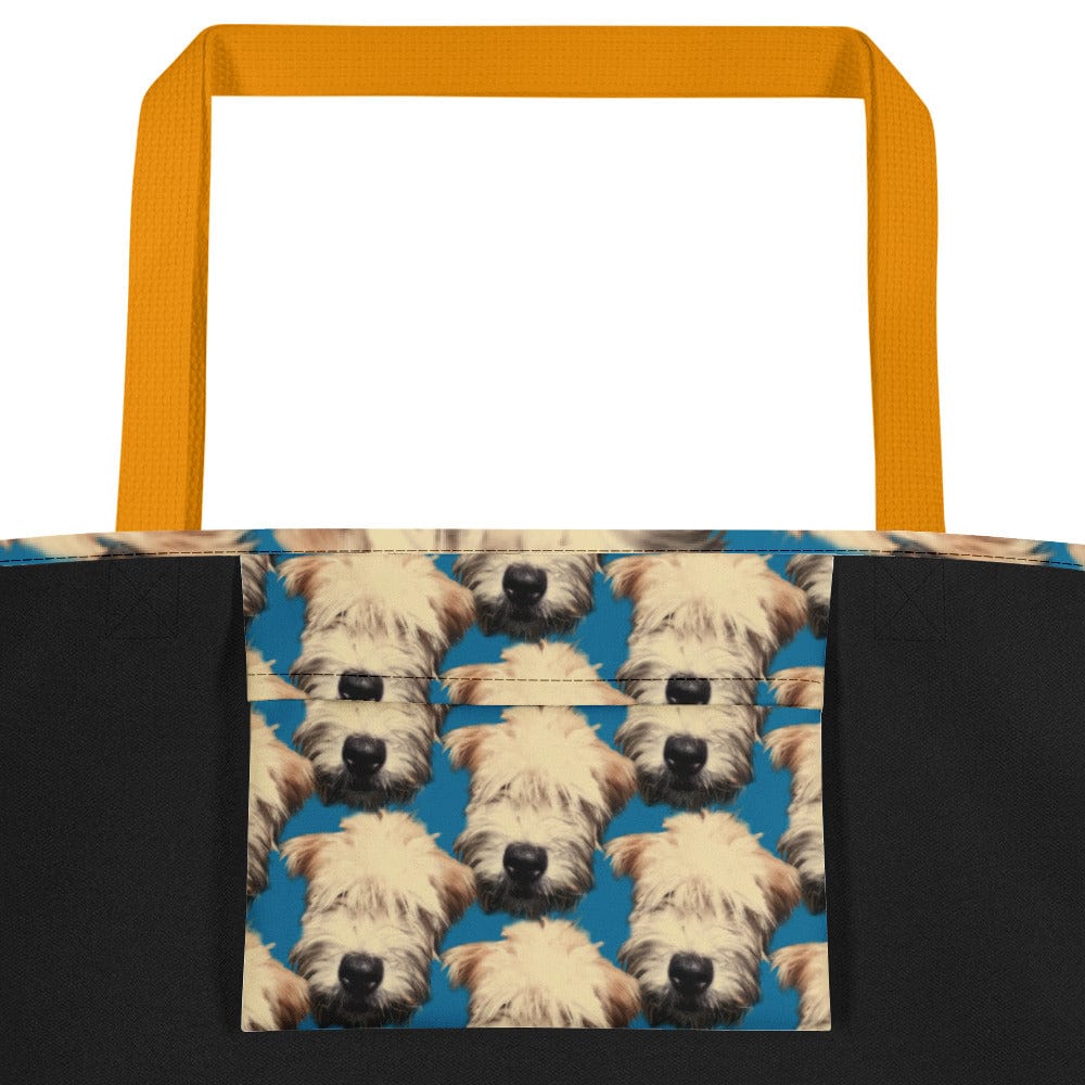 WHEATEN PUPPY - Sac de plage - BLEU CERULEAN