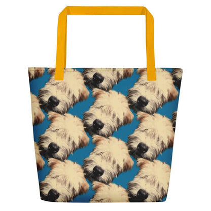 WHEATEN PUPPY - Sac de plage - BLEU CERULEAN