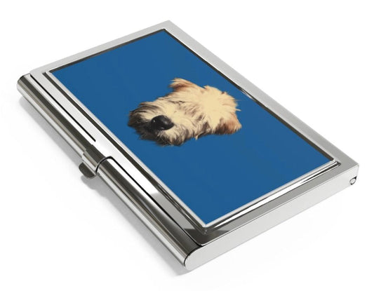 The Wheaten Store Business cards case - Cerulean Blue