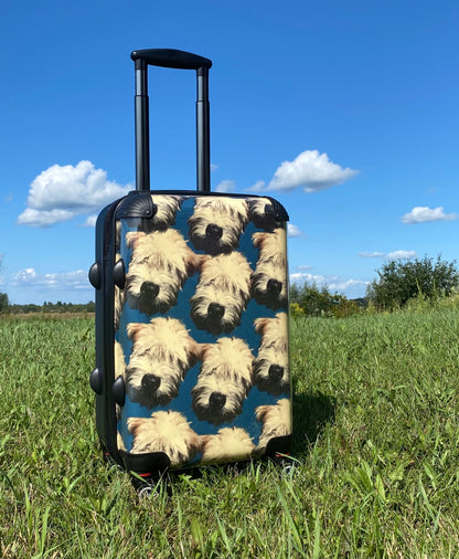 wheaten puppy design carry-one suitcase 