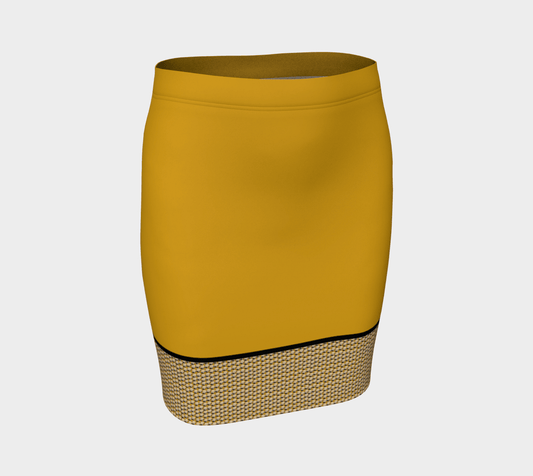 The Wheaten Store Wheaten Puppy Fitted Skirt - Gold 