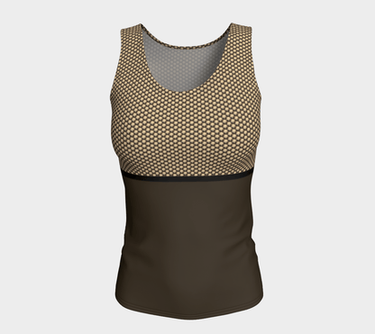 Wheaten Puppy Fitted Tank top - Chocolate 🇨🇦