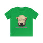 The wheaten Store puppy face on kid Green t-shirt