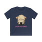 The wheaten Store puppy face on kid navy t-shirt