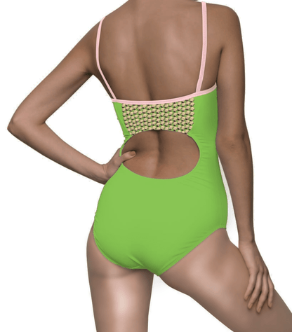 Wheaten Puppy Open Back Leotard - Green - The Wheaten Store